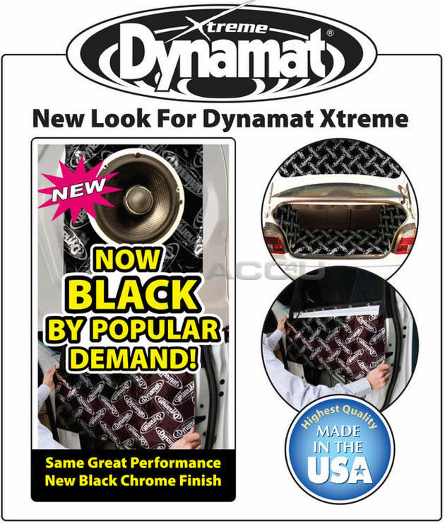 Dynamat Xtreme Car Door Floor Hood Boot Sound Proofing Deadening 18" x 32" 3 Sheets