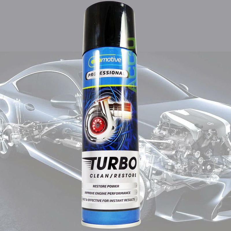 Ecomotive Car Van Petrol & Diesel Engine Turbo Clean Cleaner Restorer Air Intake Spray