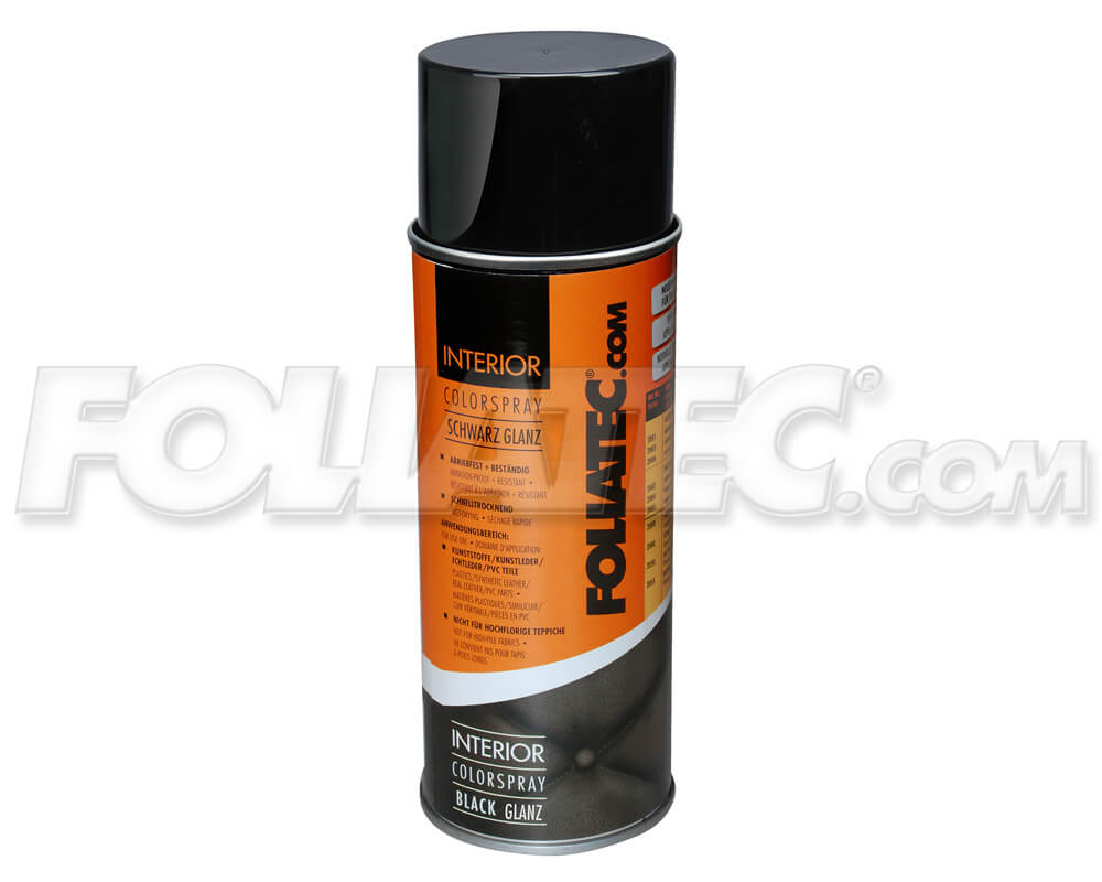 Vinyl and shop plastic spray paint