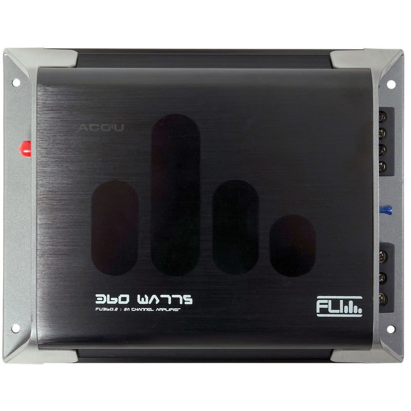 Fli Underground FU360.2 360 Watts 2/1 Channel Stereo Mono Car Bass Amp Amplifier