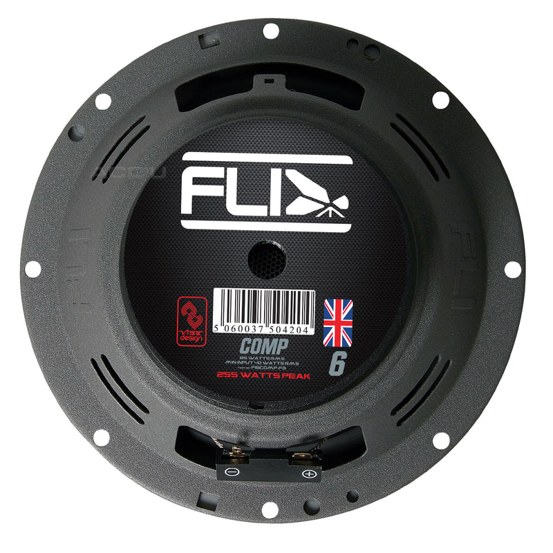 Fli Audio Integrator Comp 6 6C 6" inch 510w Car Door Component Speakers System Set