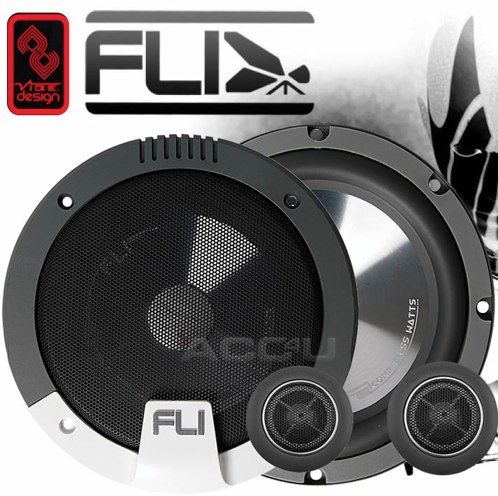 Fli Audio Integrator Comp 6 6C 6" inch 510w Car Door Component Speakers System Set