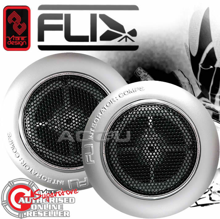 Fli Audio Integrator Comp1 1" inch 25mm 165 Watts Car Door Tweeters Set