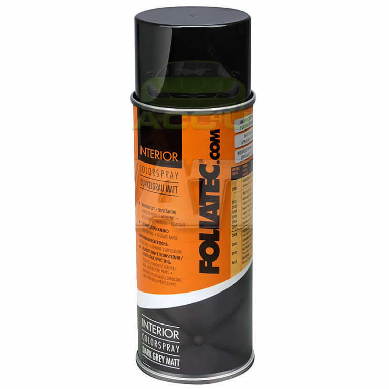 Foliatec Dark Grey Matt FT2009 Car Interior Dashboard Door Plastic Vinyl Spray Paint