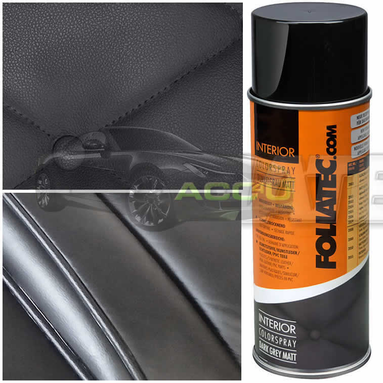 Foliatec Dark Grey Matt FT2009 Car Interior Dashboard Door Plastic Vinyl Spray Paint