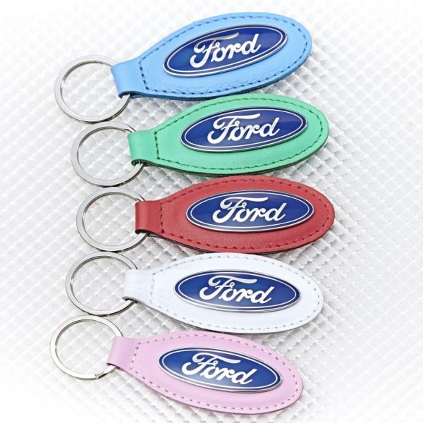 Richbrook Ford Official Licensed Real Leather Ford Car Keyring