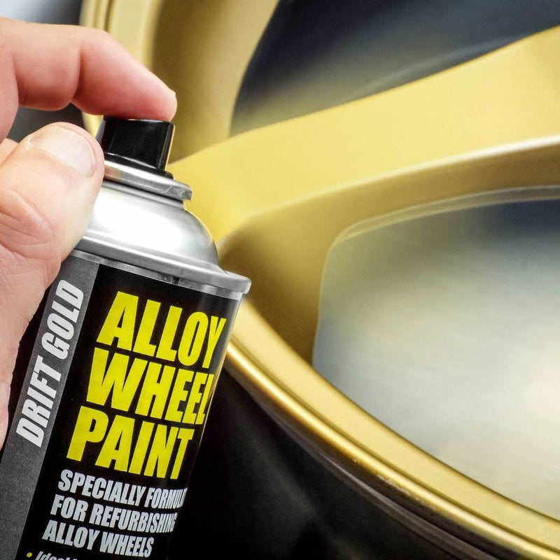 E-Tech DRIFT GOLD Car Alloy Wheel Wheels Refurbishment Spray Paint Can