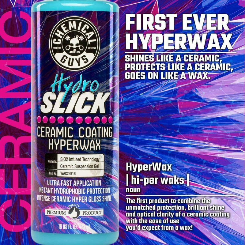 Chemical Guys HYDRO SLICK Car Paint Ceramic Coating Hyperwax Hyper Wax Sealant