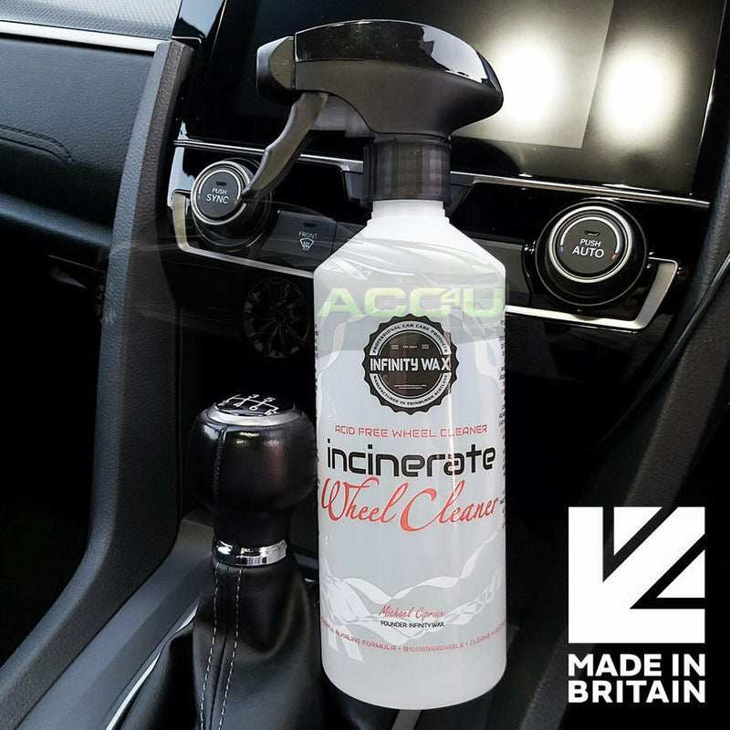 Infinity Wax Incinerate Acid Free Car Van 4x4 Alloy Wheel Wheels Cleaner Spray