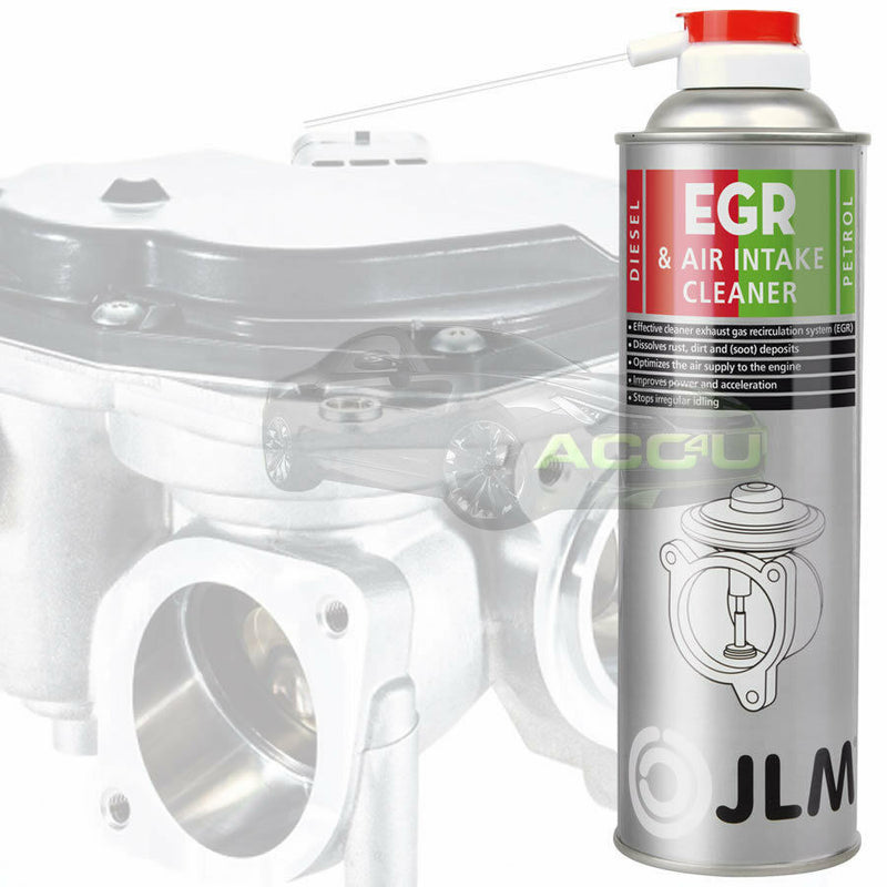 JLM Car Van Petrol Diesel Engine EGR & Air Intake Inlet Valve System Cleaner Spray