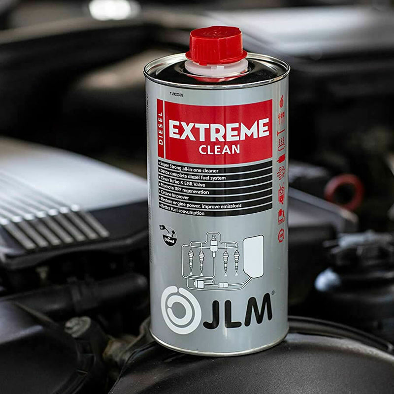 JLM Car Diesel Engine Extreme Clean Fuel Turbo EGR Valve DPF Regeneration Cleaner 1L +Caps