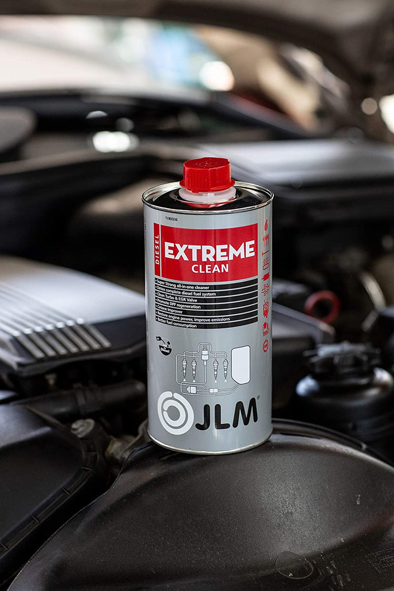 JLM Car Diesel Engine Extreme Clean Fuel Turbo EGR Valve DPF Regeneration Cleaner 1L +Caps