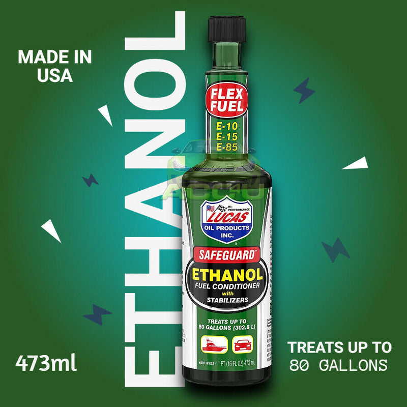 Lucas Safeguard Car Petrol ETHANOL Fuel Conditioner Treatment With Stabilizers