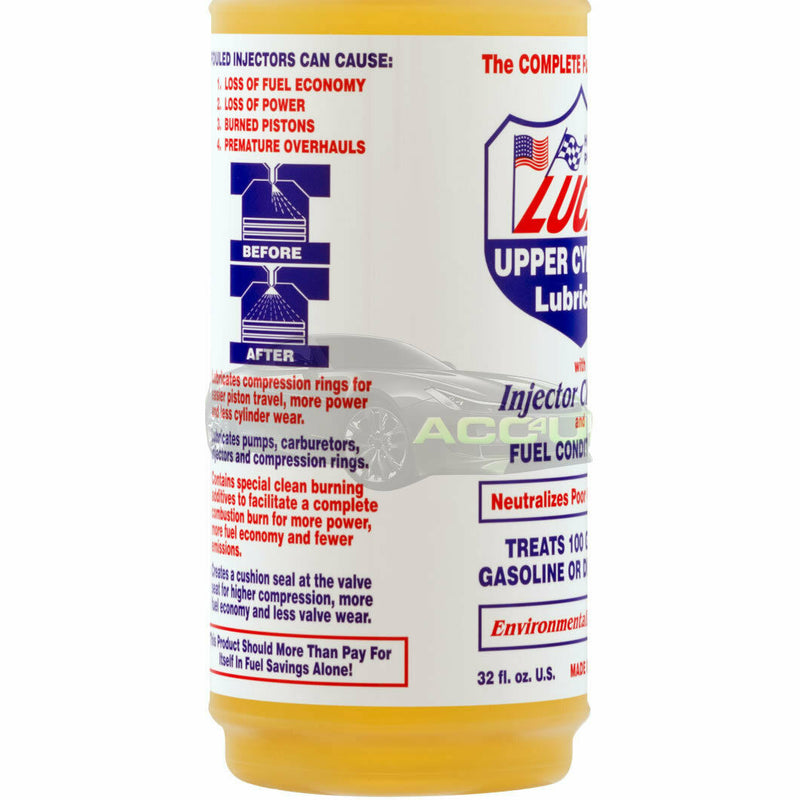 Lucas Oil Car Upper Cylinder Petrol Or Diesel Fuel Injector Cleaner & Conditioner 946ml