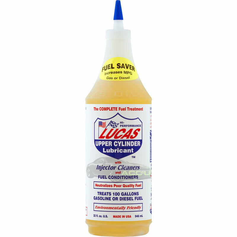 Lucas Oil Car Upper Cylinder Petrol Or Diesel Fuel Injector Cleaner & Conditioner 946ml