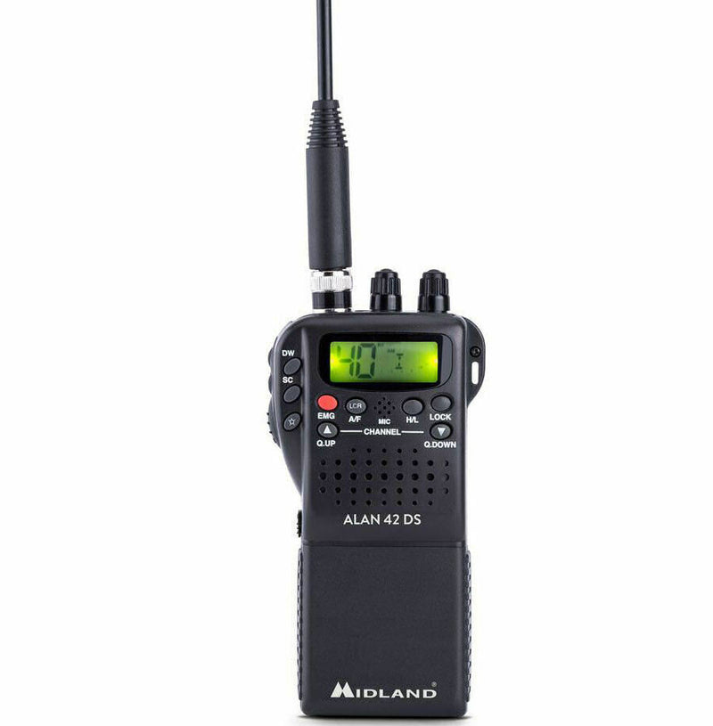 Midland Alan 42 DS Multi Band 40 Channel Handheld Portable CB Radio Transceiver