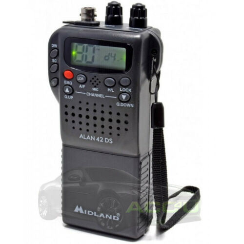 Midland Alan 42 DS Multi Band 40 Channel Handheld Portable CB Radio Transceiver