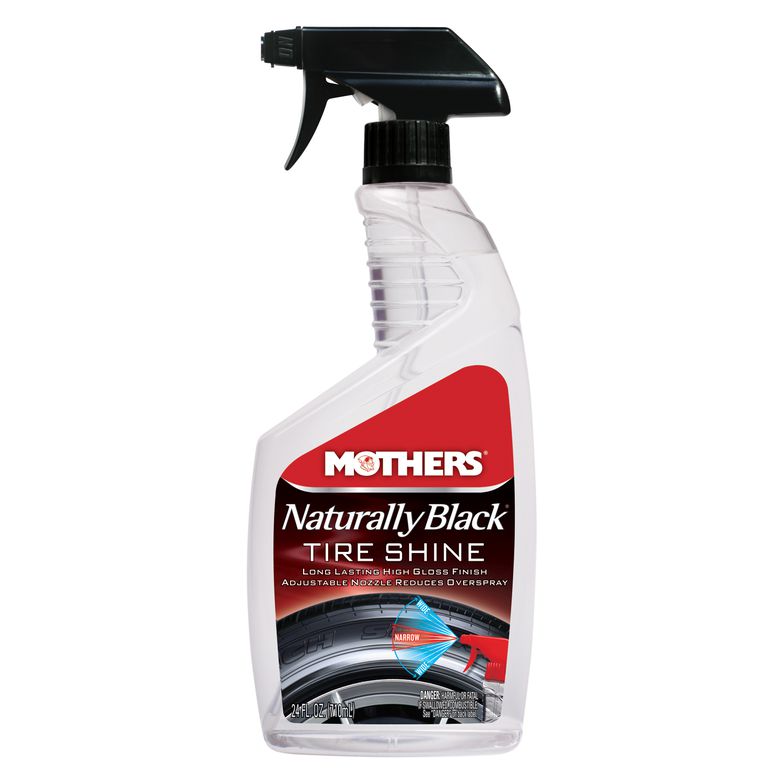 Mothers Naturally Black Car High Gloss Wet Look Tyre Tire Shine Spray 710ml