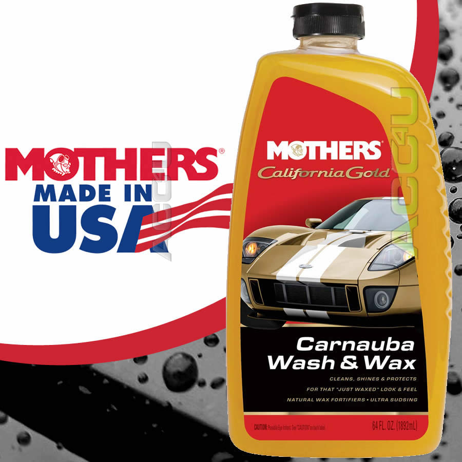 Mothers California Gold Car Carnauba Wash & Wax Shine Shampoo 1892ml