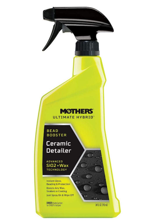 Mothers Ultimate Hybrid Car Paint Bead Booster SiO2 Ceramic Quick Detailer+Cloth