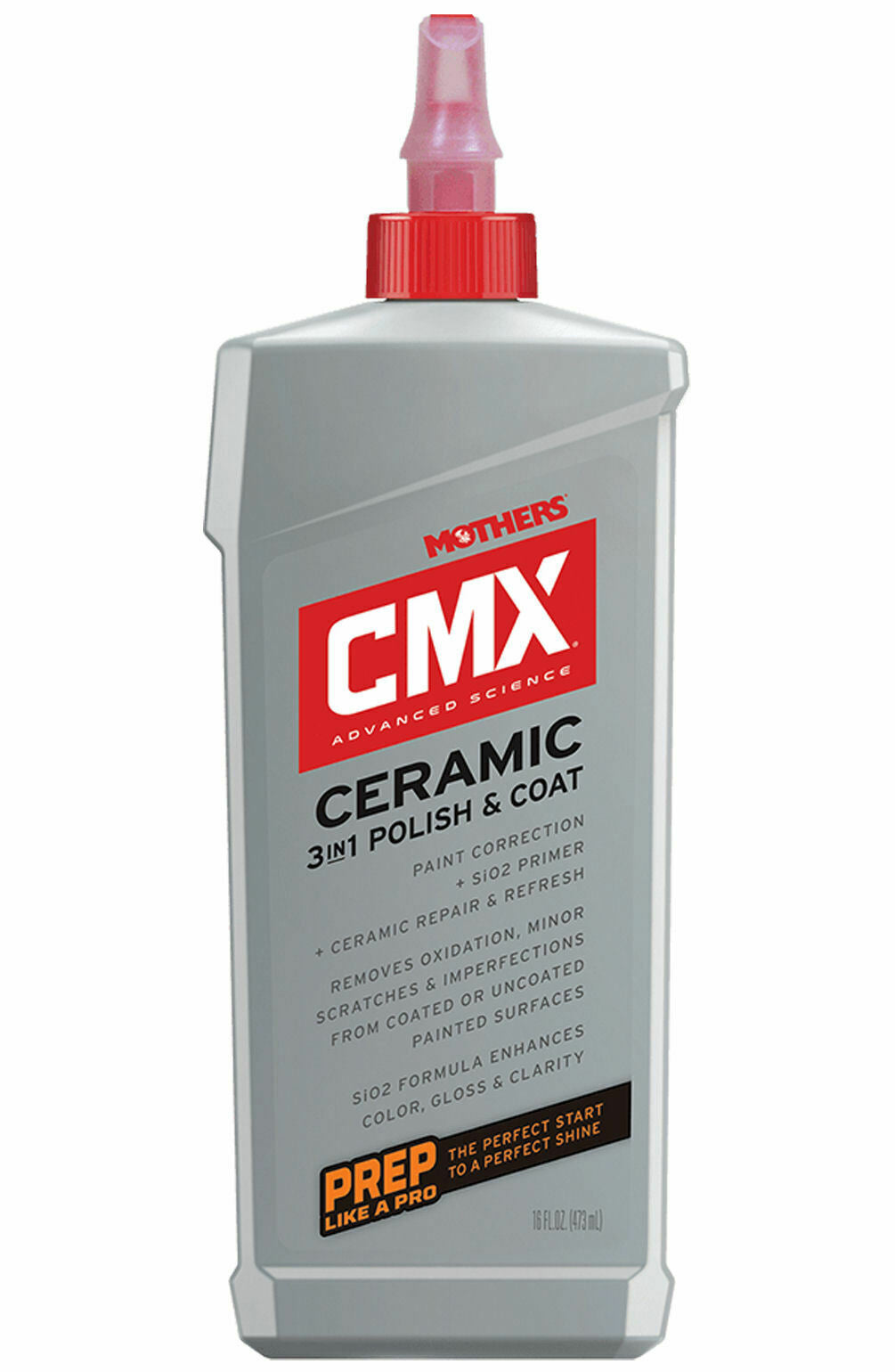 Mothers CMX 3in1 Car Paint Correction Ceramic Polish & Coat Sealant Protection+Cloth