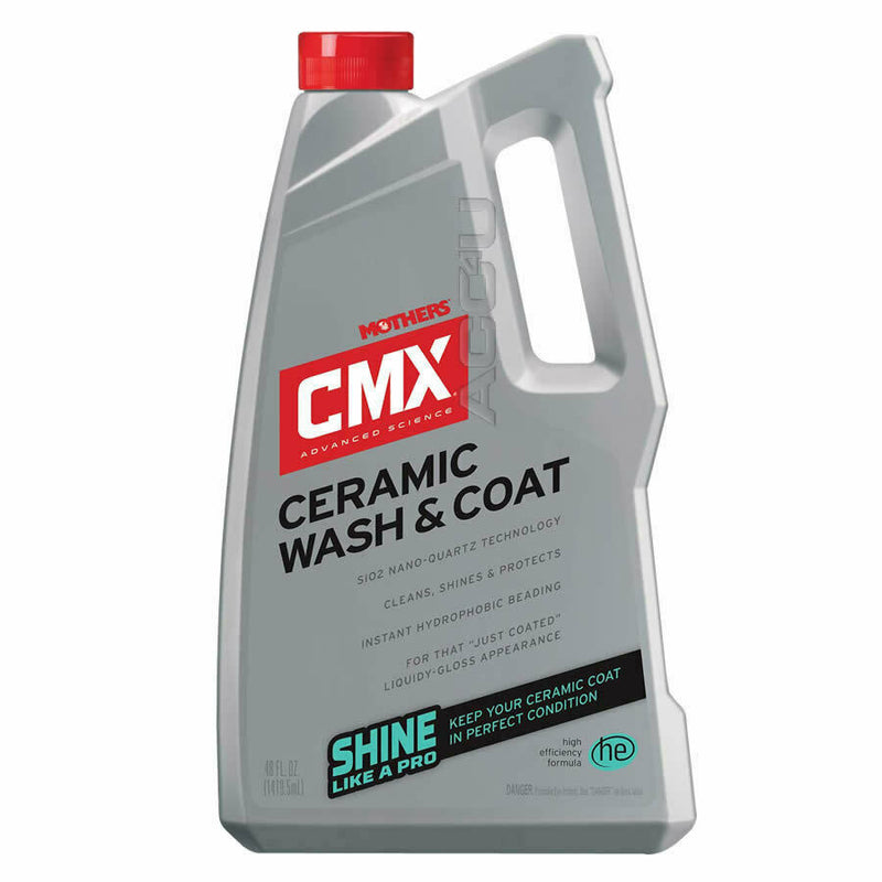 Mothers CMX Car CERAMIC WASH & COAT SiO2 Hydrophobic Gloss Coating Shampoo