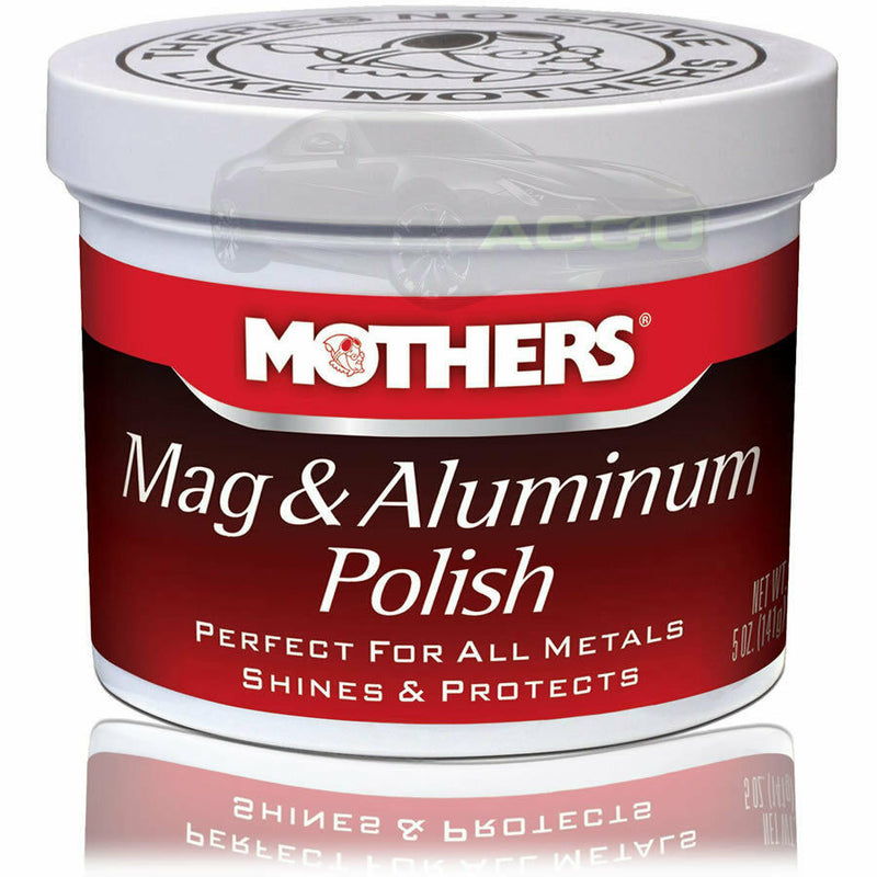 Mothers Mag & Aluminum Alloy Stainless Steel Brass Metal Shine Polish 5oZ 141g