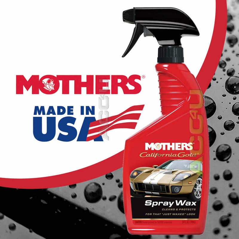 Mothers California Gold Car Paint Just Waxed Look Spray Wax 710ml