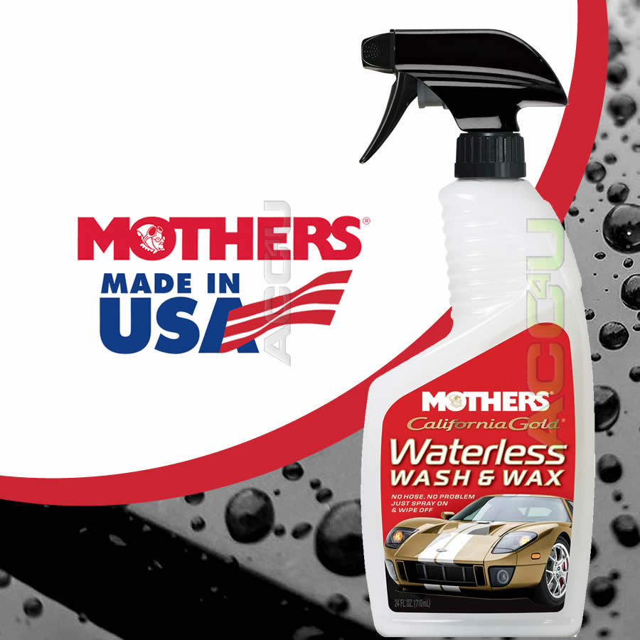 Mothers California Gold Car Waterless Wash & Wax Spray On Wipe Off 710ml