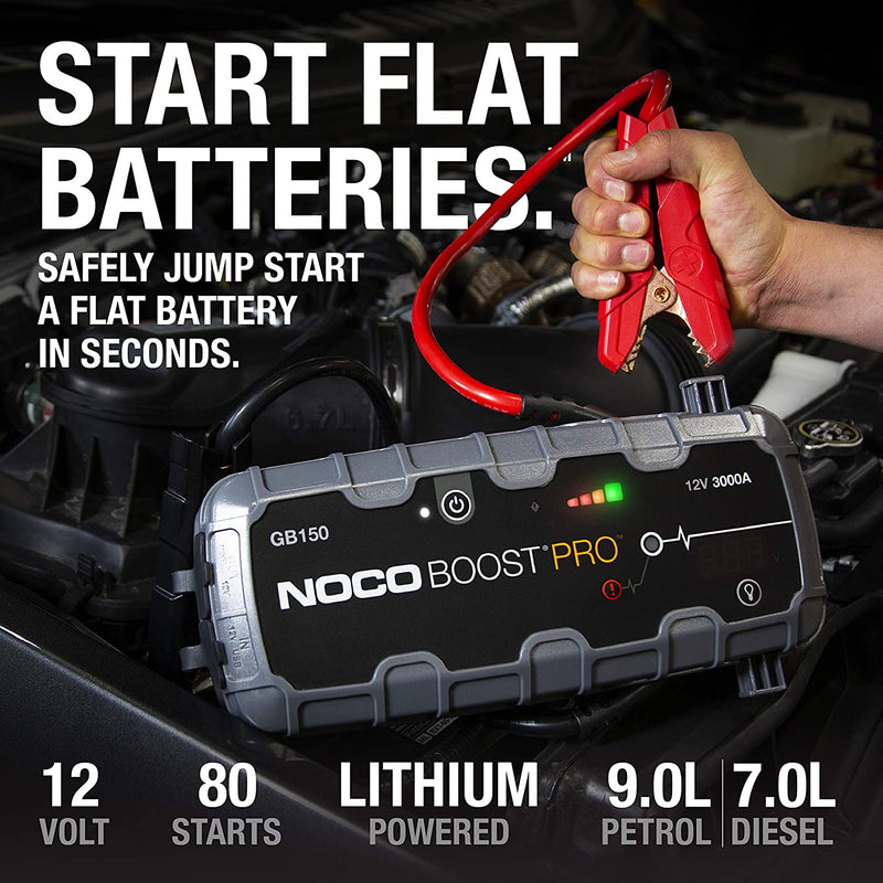 NOCO GB150 BOOST PRO 12v 3000A Lithium Car Van 4x4 Battery Jump Starter Power Pack