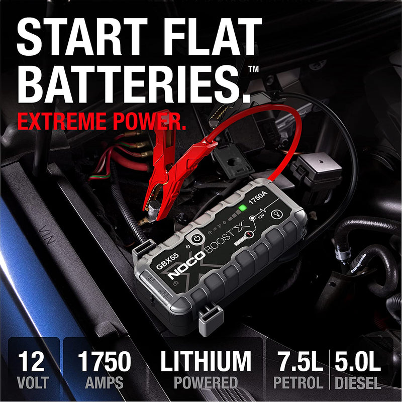 NOCO Boost X GBX55 12v 1750A Portable Lithium Car Van Battery Jump Starter Pack