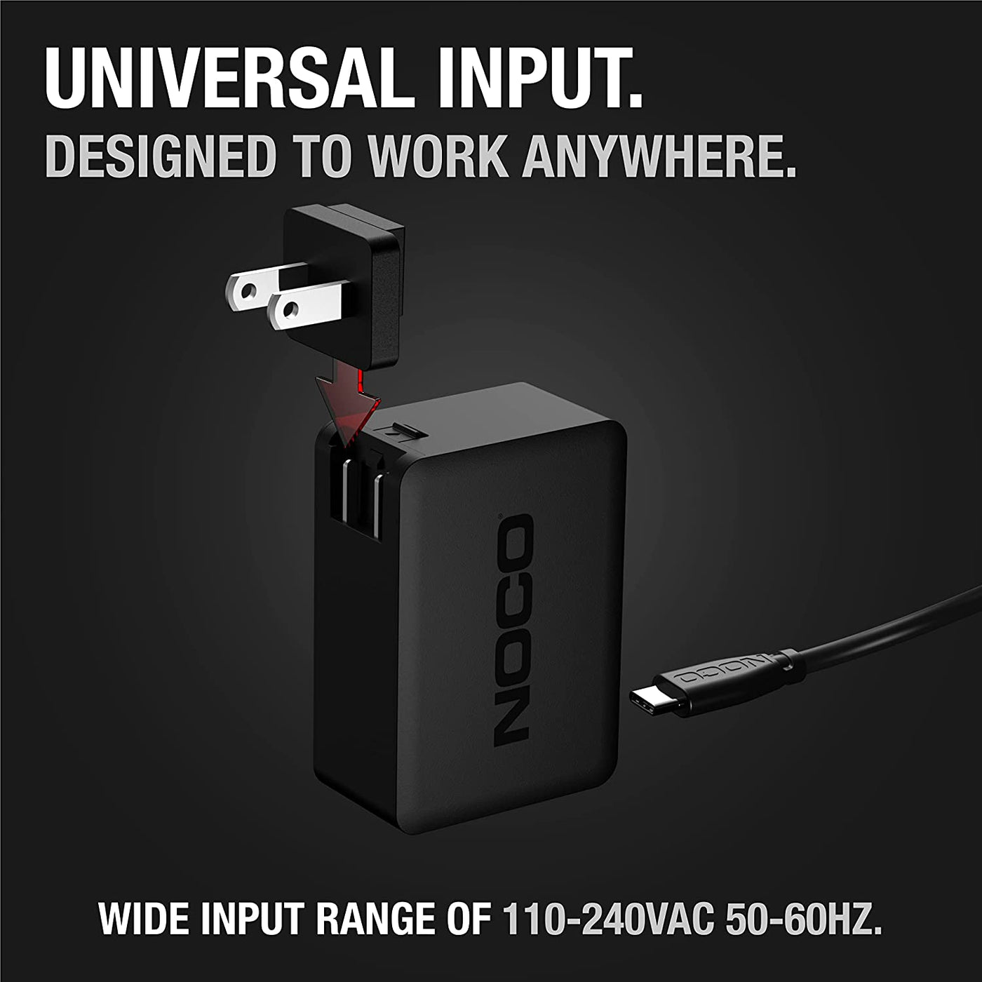 NOCO U65 65W USB-C Mains Fast Rapid Charger Adapter For GBX Range