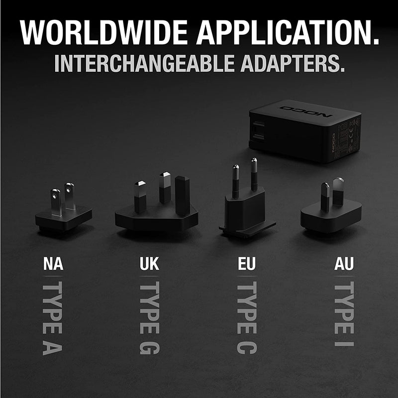 NOCO 65W USB-C Mains Fast Rapid Charger Adapter For Noco GBX Range Jump Starters