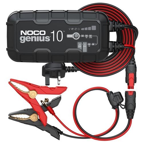 NOCO GENIUS10 UK 6v 12v 10A Car Bike Lead Acid, AGM Lithium Smart Battery Charger