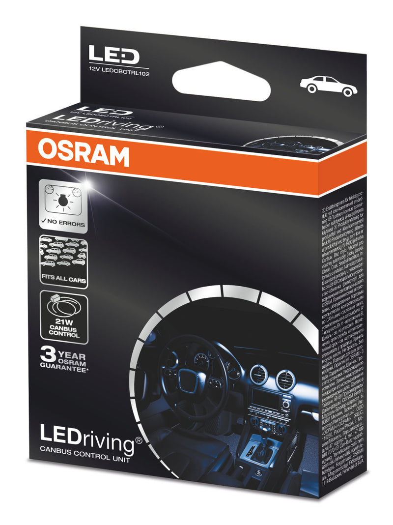 Osram LEDCBCTRL102 12v Car LEDriving SL LED Bulbs 21W Canbus Control Resistors Unit