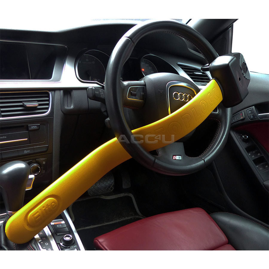 Anti-Theft Car Steering Wheel Lock High Visibility Car Security Lock Seat  Belt Lock Car Accesories