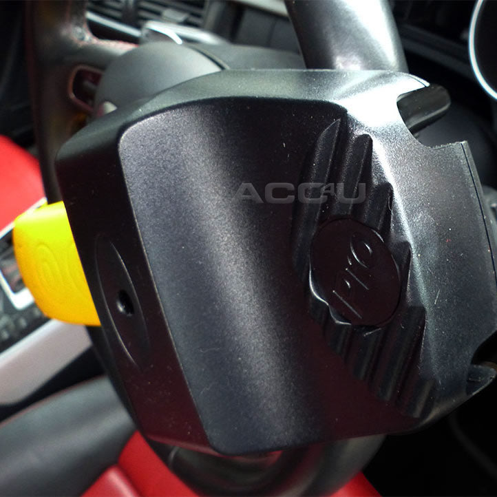 Car Security Lock Yellow Black Stoplock Pro Elite Steering Wheel - Foto 11