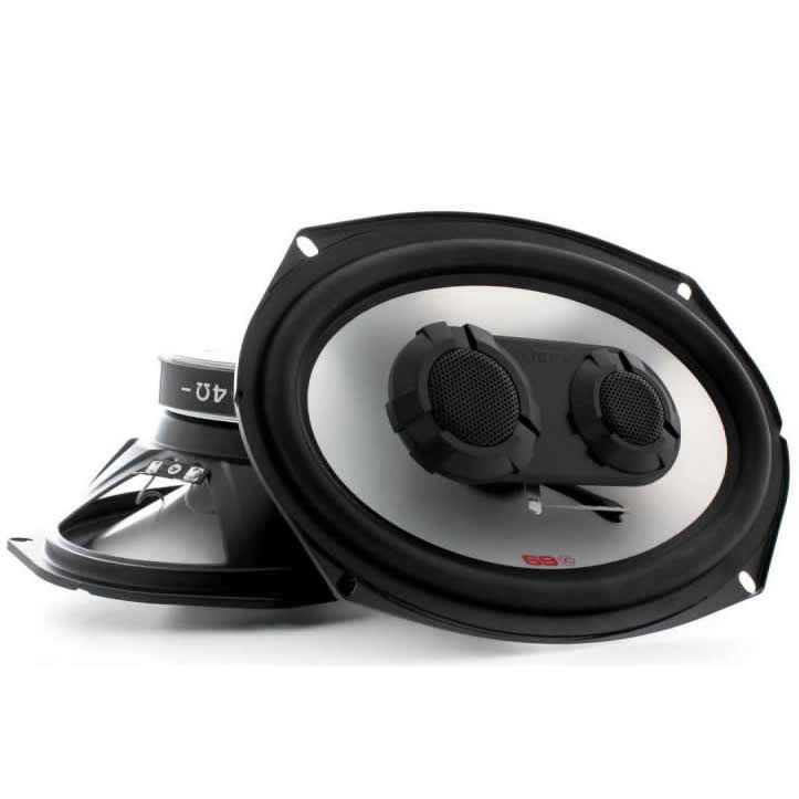 Vibe Pulse Series 69 6x9" inch 600w 3-Way Car Rear Parcel Shelf Coaxial Speakers Set