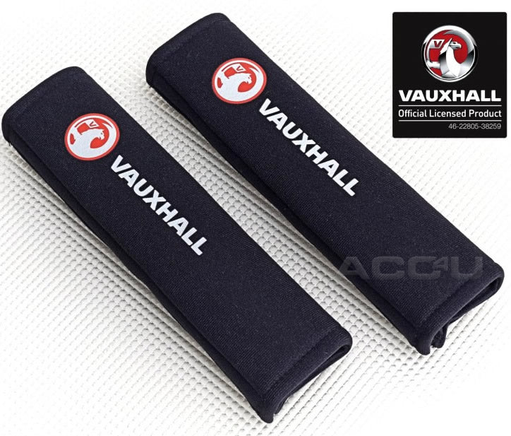 Richbrook Vauxhall Official Licensed Car Seat Belt Comfort Shoulder Harness Pads Set