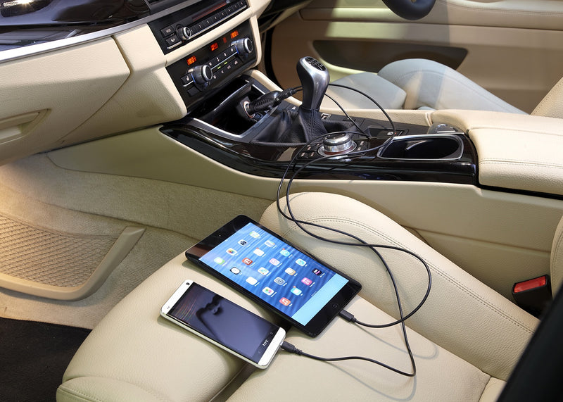 Ring RMS16 12v 24v 2.5A Car iPad iPhone Twin USB Fast Charging Socket Adapter