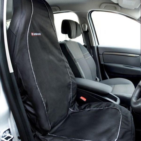 Richbrook Waterproof Airbag Compatible Car Single Front Seat Cover Protector