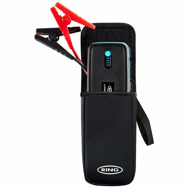 Ring RPPL300 12v 600A 3.0L Mini Portable Lithium Car Battery Jump Starter Power Bank +Caps