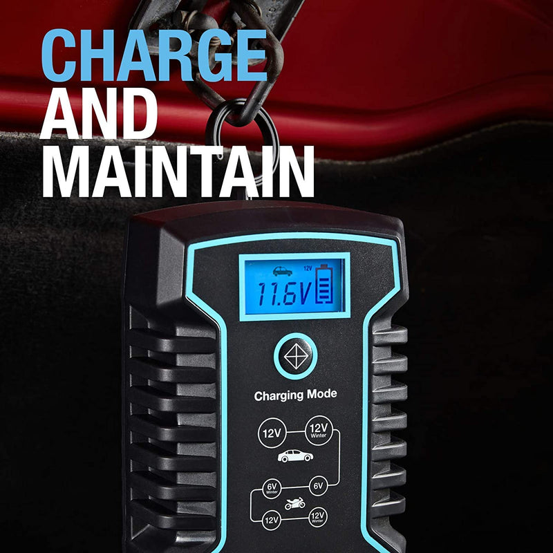 Ring RSC806 6v 12v 6A Start/Stop Car 4x4 Bike Smart Battery Charger & Maintainer +Caps