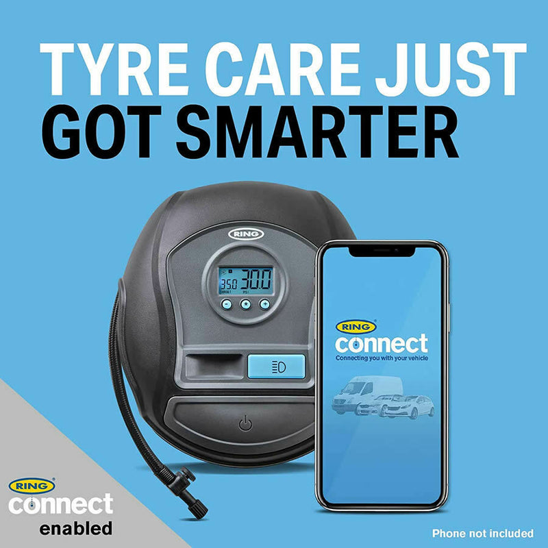 Ring RTC650BT Smart Bluetooth App Control Car Tyre Air Compressor Inflator Pump