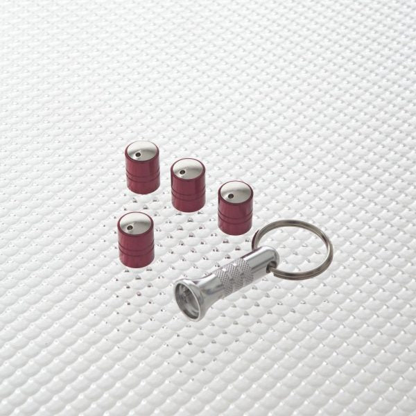 Richbrook Spinning Car Anti Theft Wheel Valve Dust Caps Set Of 4