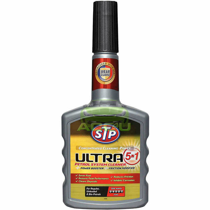 STP Ultra 5in1 Car SUV PETROL Engine Fuel System Cleaner Power Booster Treatment