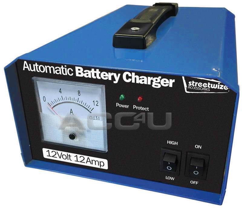 Automatic 12V 12Amp 120Ah Car Van Motorhome Maintenance Battery Charger