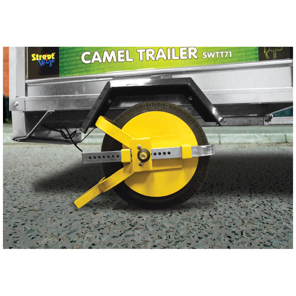 Caravan Trailer High Security Anti Theft Heavy Duty 8" - 10" inch Wheel Clamp
