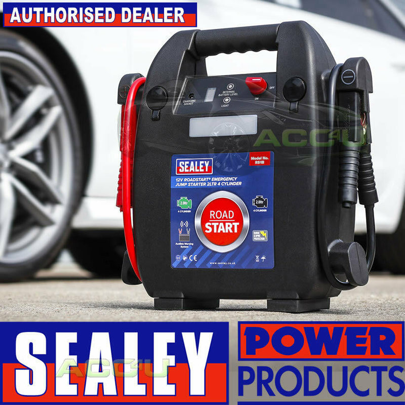 Sealey RS1B 12v 900A Peak Portable Emergency Car Battery Jump Starter Power Pack