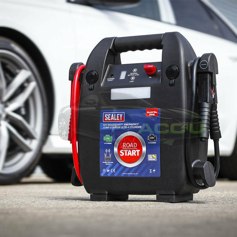 Sealey RS1B 12v 900A Peak Portable Emergency Car Battery Jump Starter Power Pack